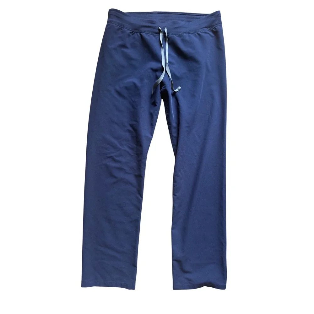 FIGS Scrub Pants Mens Large Tall Navy Blue T21003T Technical Collection Straight